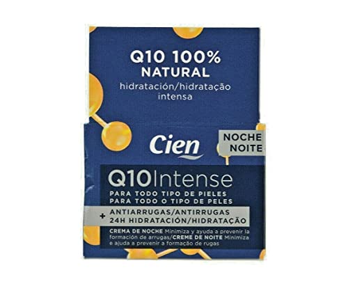 Cien crema antirughe - crema da notte - 50 ml - con Q10, acido ialuronico e vitamina E - pelli più esigenti