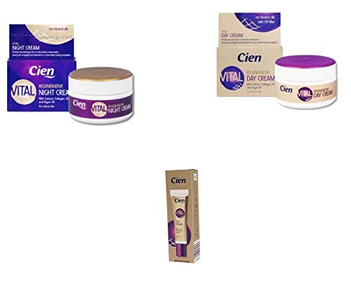 CIEN Vital Creme (Day Cream 50ml + nachtreme 50ml + Eye Cream 15ml)