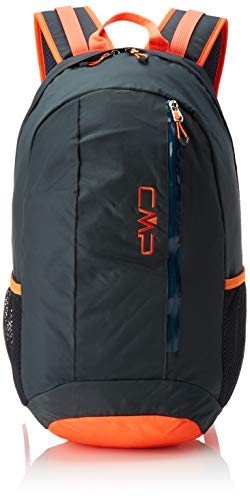 CMP Rebel 18 Litres Backpack, Zaino Unisex Adulto, Antracite-flash Orange, Taglia unica