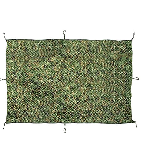 CODIRATO camouflage net, 2 m x 3 m militare caccia foresta camo net per camping, outdoor Sun, decorazione per feste a tema, auto coperture camouflage Netting