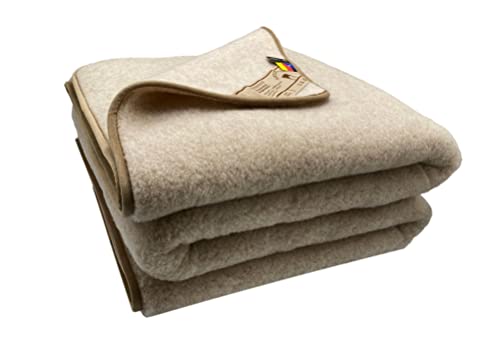Coperta di lana lama alpaca, 20% lana di alpaca 80% lana Merino, lana vergine, 240x200