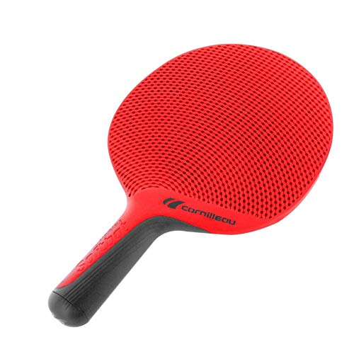 Cornilleau Softbat, Racchetta Ping Pong Unisex – Adulto, Rosso, 24.8 x 16.4 x 5.4 cm