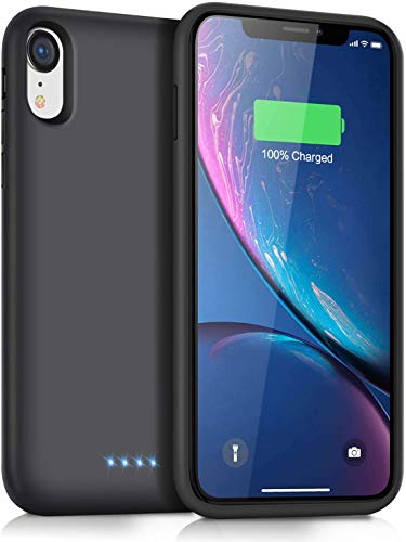 Cover Batteria per iPhone XR,Ekrist 6800mAh Cover Ricaricabile Custodia Batteria Cover Caricabatterie Battery Case per iPhone XR [6.1  ] Cover Esterna Portatile Caricabatterie Charger Case Power Bank