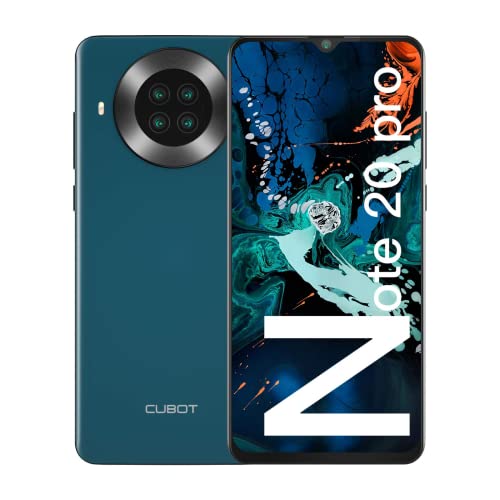 CUBOT Note 20 Pro Cellulari Offerte, 8GB RAM + 128GB ROM Octa Core Smartphone, 6.5 pollici HD+ Cellulare Android 10, Quad Camera 12MP + 20MP, 4200 mAh Telefono 4G Dual SIM, NFC, GPS, Face ID
