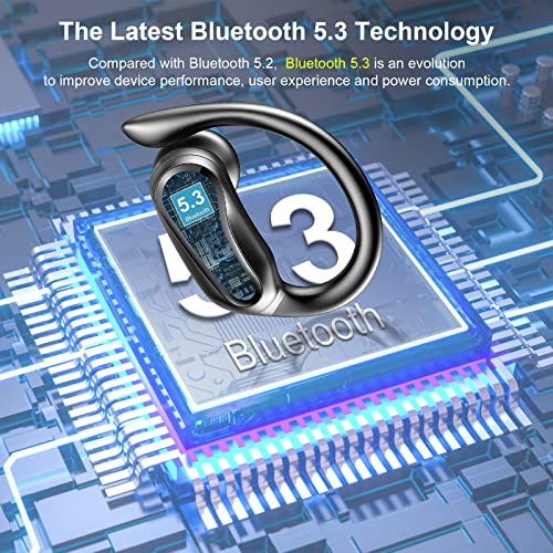 Cuffie Bluetooth Sport Rulefiss Auricolari Bluetooth 5.3 con Mic 42...