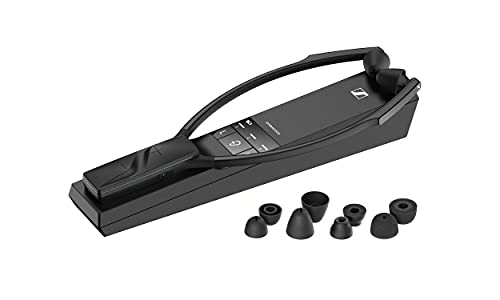 Cuffie wireless digitali Sennheiser RS 5200 per ascoltare la TV: suono nitido, profili di ascolto selezionabili, chiarezza vocale, design leggero, connessioni analogiche e digitali, portata 70 m