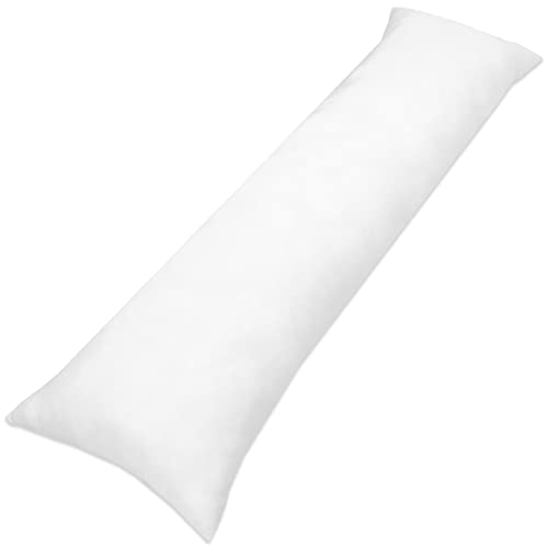 Cuscino per dormire laterale 145 x 40 cm - Body Pillow Cuscino comfort Cuscino per dormire per adult Bianco