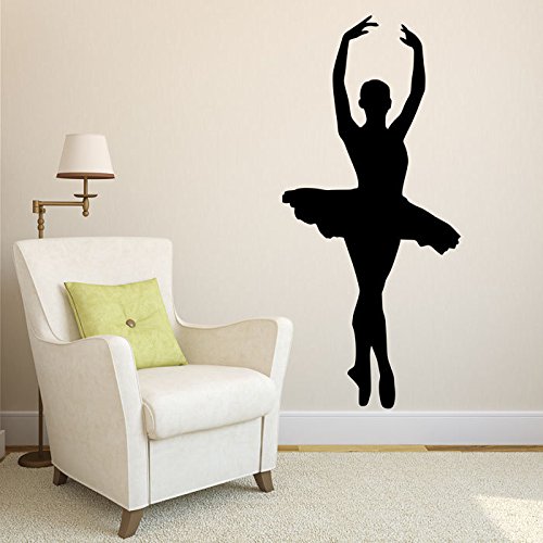 Customwallsdesign - Adesivo da parete a forma di ballerina