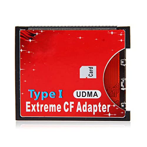 CY - Adattatore per schede di memoria da SD, SDHC, SDXC a CF Compact Flash Tipo I da 16 32 64 128 GB