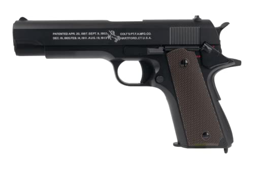 Cybergun Pistola Softair Colt 1911 AEP elettrica-Automatica (spara a rafaga) -Colore Nero-Plastica e Metallo-Potenza 0,5 Joule