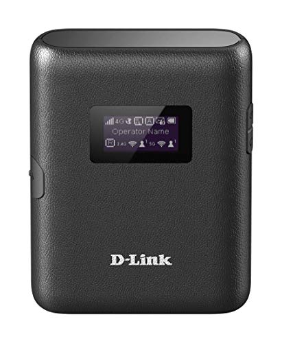 D-Link Dwr-933 Hotspot Wi-Fi Cat 6 4G Lte-Avanzato, 300 Mbps, Nero