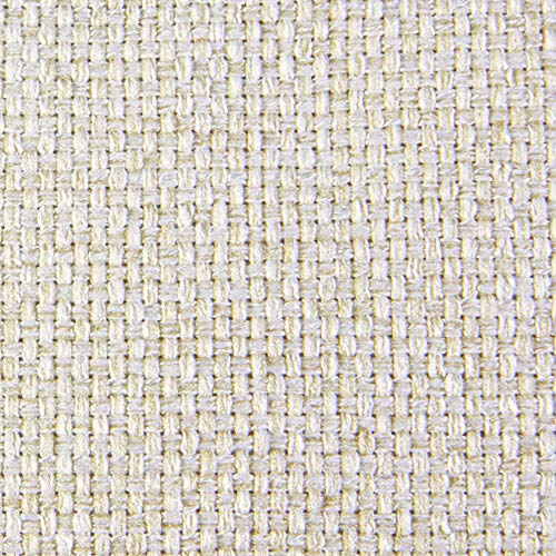 DESHOME Penelope 10 metri - Tessuto al Metro Idrorepellente stoffa resistente per divani, cuscini, tappezzeria (Bianco crema)
