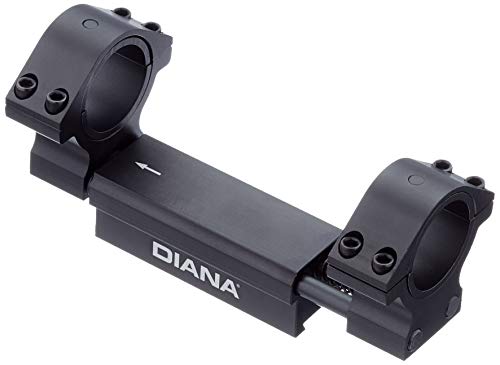 Diana Bullseye 25.4 + 30 mm für 11mm Prismenschiene, Montaggio cannocchiale di puntamento. Unisex-Adulto, Nero, 25.4 30mm