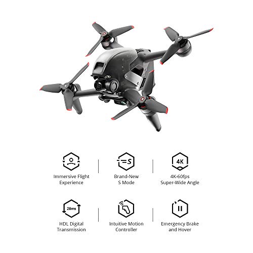 DJI Drone Quadricottero UAV Con Fotocamera 4K, Grigio...