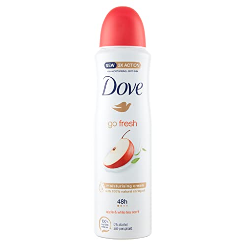 Dove Deodorante Go Fresh, Mela & Tè Bianco, 150ml