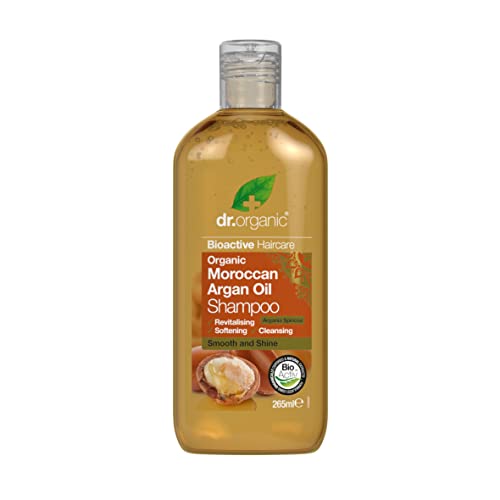 Dr.Organic Bioactive Haircare - Olio Biologico di Argan, Shampoo, 265 ml