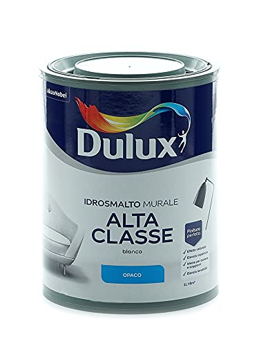 Dulux Alta Classe Smalto Murale all Acqua per Interni, Ottimo Camere e Soggiorni, 1 Litro, Opaco