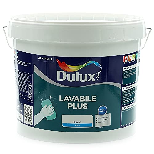 Dulux Lavabile Plus Pittura all Acqua per Interni Lavabile per Tutt...