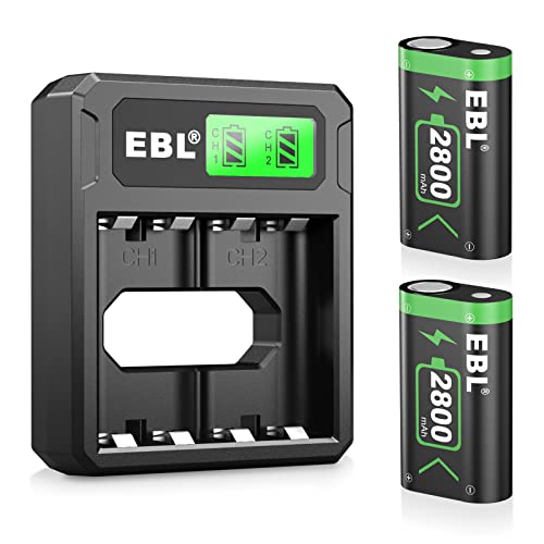 EBL 2800mAh Batteria per Xbox One, Pile e Set per Caricabatterie Ad...