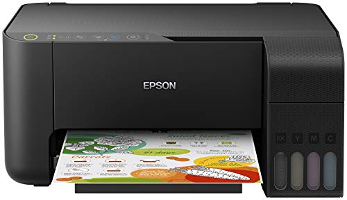 Epson EcoTank ET-2710 Stampante Multifunzione Inkjet 3-in-1 Stampa Scansione Copia, Flaconi Inchiostro, Connettività Wi-Fi per Stampa Wireless da Mobile, Smartphone, Tablet