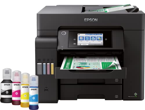 Epson EcoTank ET-5800, Stampante Multifunzione, Stampa Fronte Retro, Scansione, Copia, Fax, Formato A4, ADF, 2 Vassoi Frontali da 250 Fogli, Wi-Fi, LCD 10.9 cm