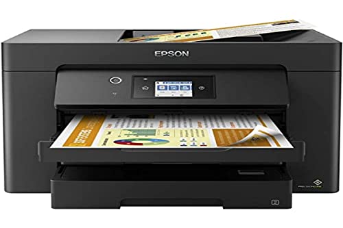 Epson WorkForce WF-7835DTW multifunzione 4 in 1 professionale: Stampante fronte retro Scanner copiatore fax, alimentatore di documenti, A3, a getto d inchiostro a colori, Wi-Fi Direct, Ethernet
