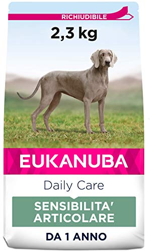 Eukanuba Daily Care Alimento Secco per Cani Adulti con Articolazioni Sensibili, 2,3 kg