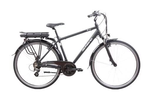 F.lli Schiano E-Ride 28  , Bicicletta Elettrica da Città, Uomo, Nera