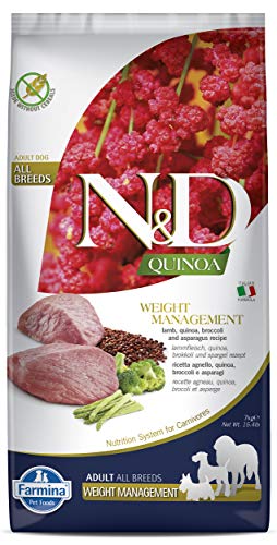 Farmina Natural & Delicious Quinoa Weight Management Lamb Grain Free - 7 Kg