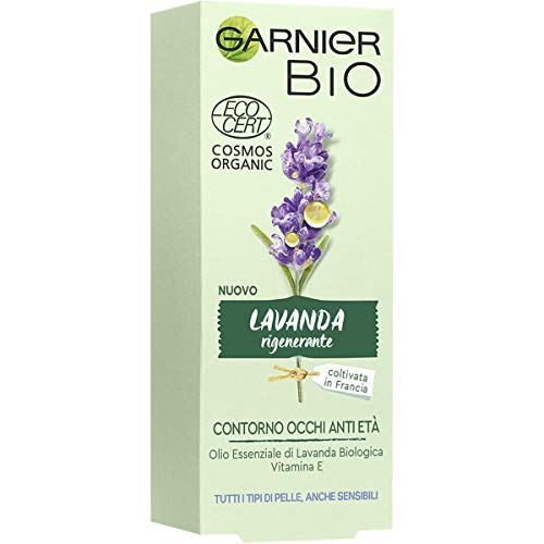 Garnier Bio Crema Contorno Occhi Naturale Lavanda, 15ml...