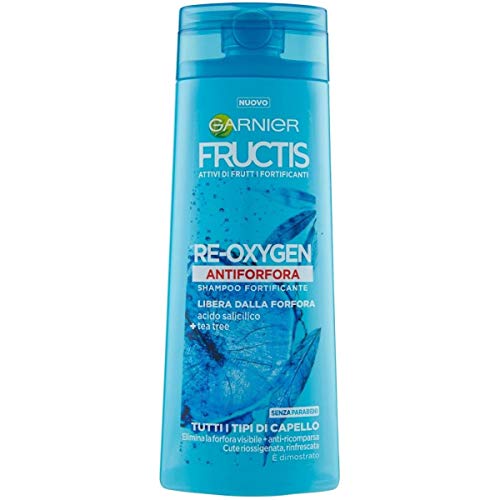 Garnier Shampoo Fructis Rigenera Antiforfora, Antiforfora e Antibatterico, 250 ml