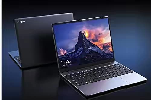 GemiBook Laptop Computer portatile Ultrabook 13 pollici Win 10 Intel Celeron J4125 fino a 2,5 GHz 8GB RAM 256 GB SSD 2 K IPS, Type-C 2.4 G 5 G WiFi 38 Wh(Tastiera retroilluminata)