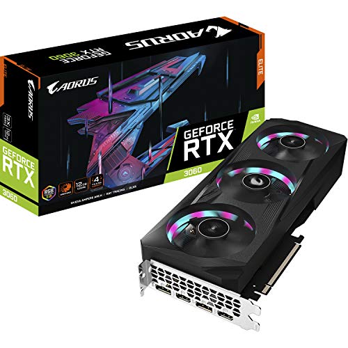 Gigabyte AORUS GeForce RTX 3060 Elite 12 GB V2 LHR Scheda grafica