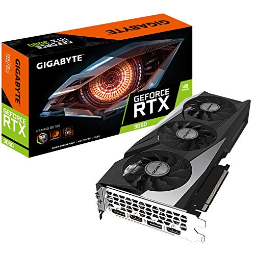 Gigabyte GeForce RTX 3060 Gaming OC 12GB V2 LHR Scheda grafica, GV-...
