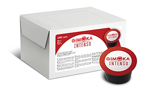 Gimoka - 100 Capsule Compatibili Lavazza Blue, Caffè Gusto Intenso, Intensità 8