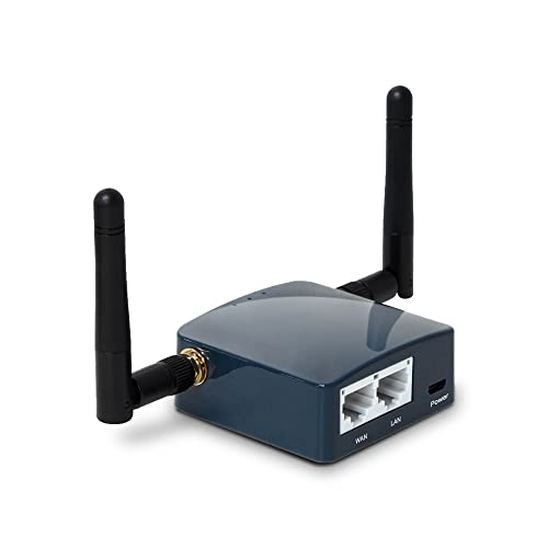GL.iNet GL-AR300M16-Ext Mini router tascabile wireless portatile da viaggio - Router Wi-Fi Access Point Extender WDS | OpenWrt | 2 porte Ethernet | OpenVPN Wireguard VPN | Porta USB 2.0