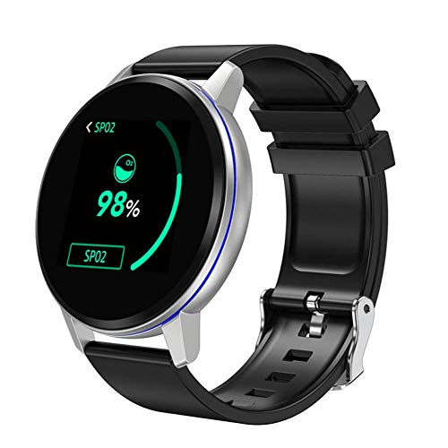 Guarda smart watch misurazione della pressione arteriosa cardiofrequenzimetro fitness braccialetto supporto orologio iOS Android