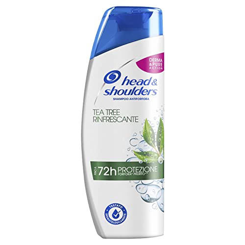 Head & Shoulders Tea Tree Rinfrescante Antiforfora Shampoo, 250ml...