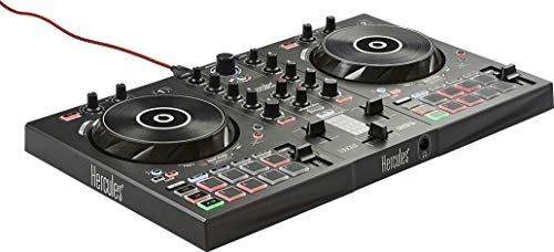 Hercules DJControl Inpulse 300 - Controller DJ per imparare a mixare, 2 tracce con 16 pad