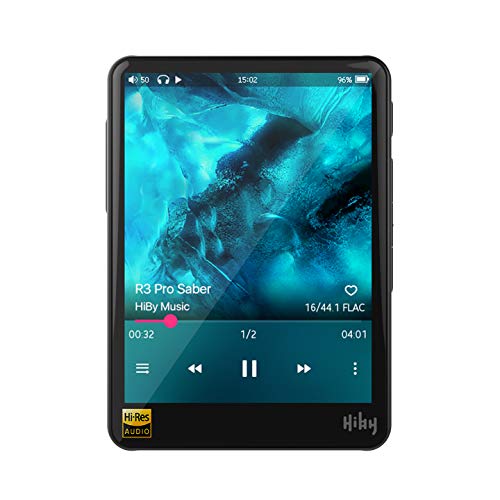 HiBy - Lettore musicale portatile R3 Pro Saber con doppio DAC, colore: nero