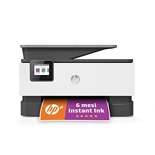 HP OfficeJet Pro 9012e, Stampante Multifunzione, 6 Mesi di Inchiost...