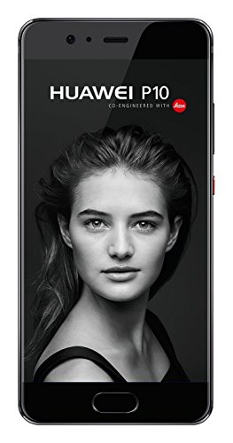 Huawei P10 Smartphone (12,95 cm (5,1 pollici) Touch Display, 32 GB di memoria interna, Android 7.0, EMUI 5.1),Nero