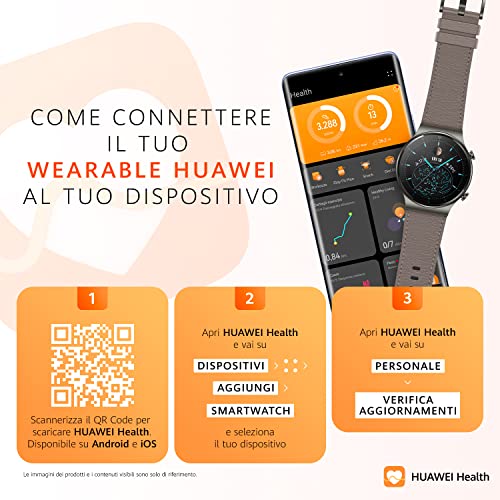 HUAWEI WATCH GT 2 Pro Smartwatch, Touchscreen 1.39 pollici AMOLED H...