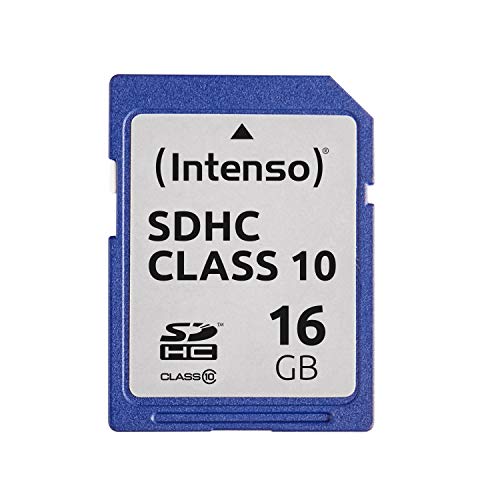Intenso Scheda di Memoria SDHC da 16 GB, Classe 10