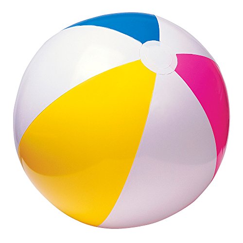 Intex 59030 - Pallone Glossy, 61 cm, Multicolore, 3 anni +
