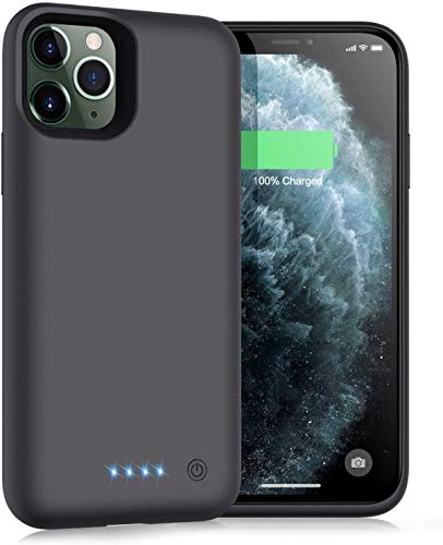 iPosible Cover Batteria per iPhone 11 Pro, 6800mAh Cover Ricaricabile Custodia Batteria Cover Caricabatteria Battery Case per iPhone 11 Pro [5.8  ] Cover Power Bank Backup Charger Case