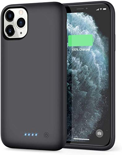 iPosible Cover Batteria per iPhone 11 PRO Max,7800mAh Cover Ricaricabile Custodia Batteria Cover Caricabatteria Battery Case per iPhone 11 PRO Max [6.5  ] Cover Power Bank Backup Charger Case