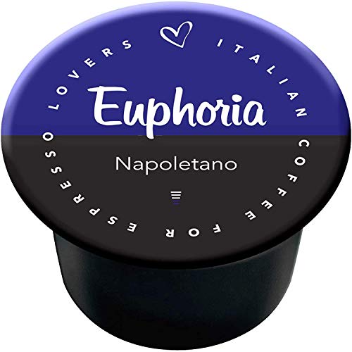 Italian Coffee Lavazza Blue e in Black nims compatibili 100 Capsule caffè Napoletano Euphoria