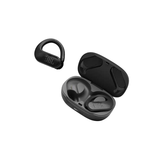 JBL Endurance PEAK II Cuffie In-Ear Wireless, Auricolari Sportivi Bluetooth Senza Fili Waterproof IPX7 per Musica, Chiamate e Sport, 30h di Autonomia combinata, Custodia di Ricarica, Nero