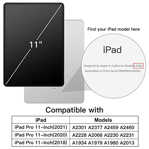 JETech Custodia Compatibile iPad Pro 11 Pollici, Modello 2021 2020 ...
